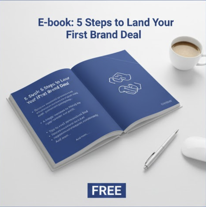 E-book: 5 Steps to Land Your First Brand Deal